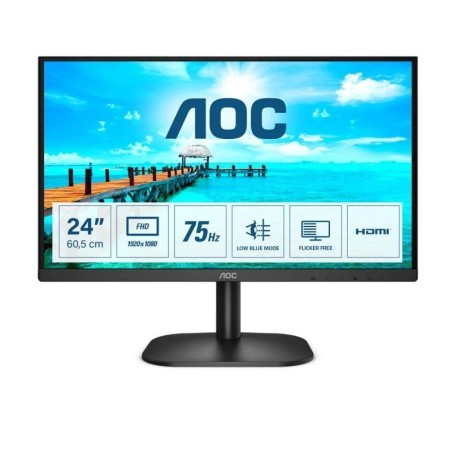 Monitor AOC 24B2XDM 23.8"   Full HD   Preto