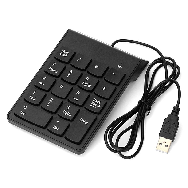 Teclado Numérico Usb 2.0 Preto