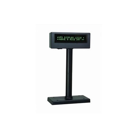 DISPLAY DE CLIENTE VFD 2*20 CARACTERES PRETO - RS232