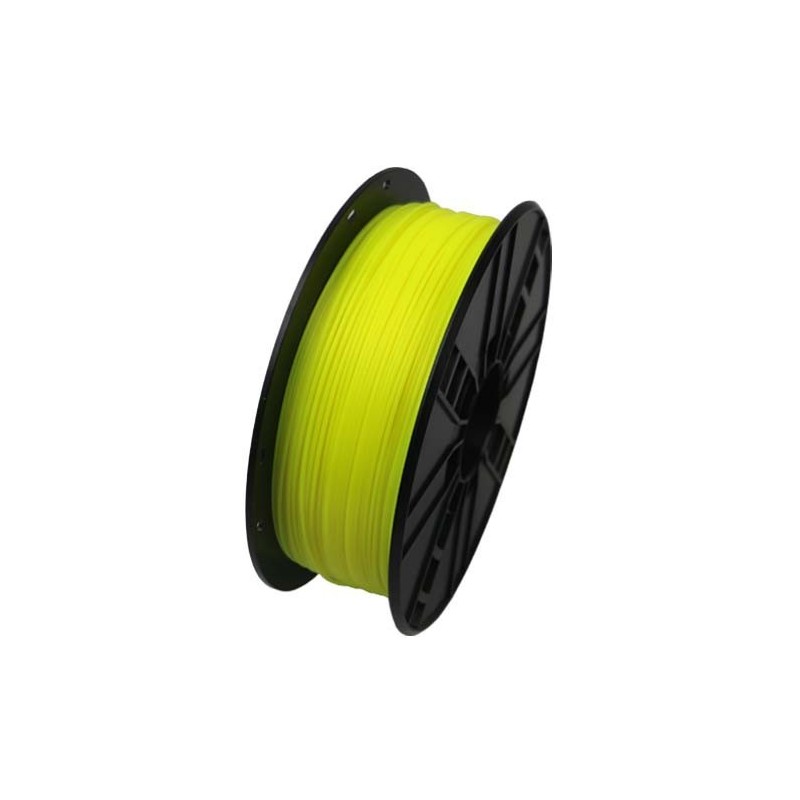 Filamento para Impressora 3D PLA 1.75mm 1Kg Cor Amarelo Florescente