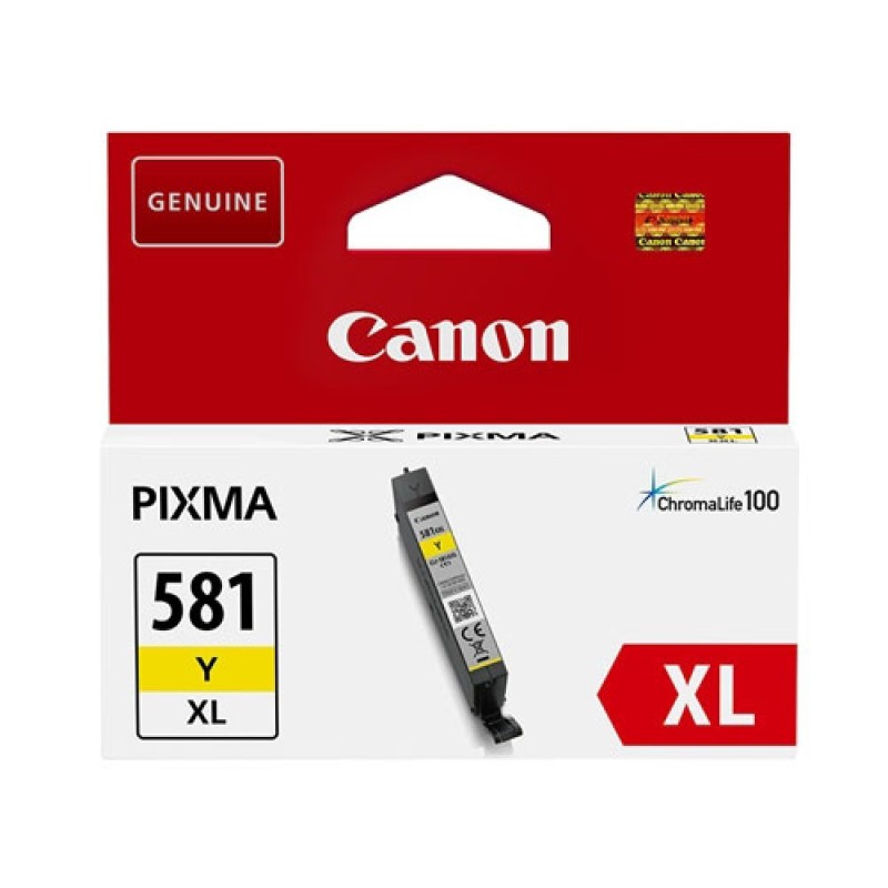 Tinteiro Original Canon CLI581YXL Amarelo Tinteiro Original Canon CLI581YXL Amarelo