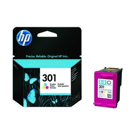 Tinteiro Original HP nº301   Tricolor