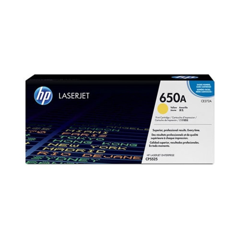 Toner Original HP nº650A Amarelo Toner Original HP nº650A Amarelo
