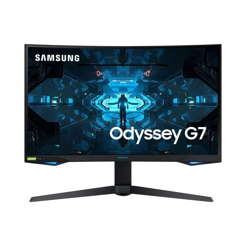 Monitor Gaming Curvo Samsung Odyssey G7 LC27G75TQSR   27"   WQHD   1ms   240Hz   VA   Preto