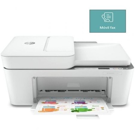 Multifunções Jacto de Tinta HP Deskjet 4120e WiFi   Fax Móvel   Branca